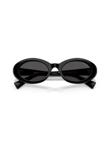 Acheter les lunettes de soleil ovales de Miu Miu pour femme, noires et grises