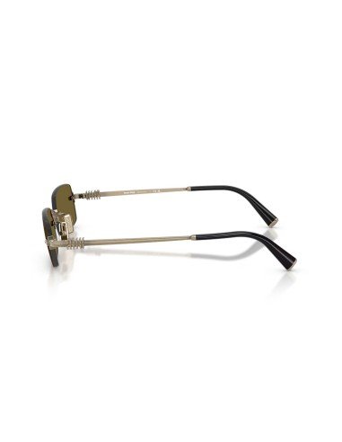 Acheter les lunettes de soleil oversize or rose de Miu Miu pour les femmes
