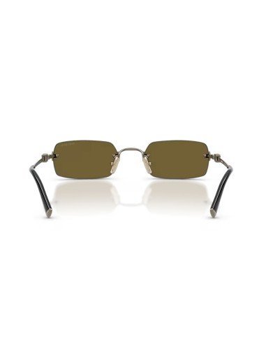 Acheter les lunettes de soleil oversize or rose de Miu Miu pour les femmes
