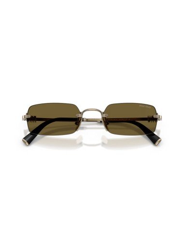 Acheter les lunettes de soleil oversize or rose de Miu Miu pour les femmes