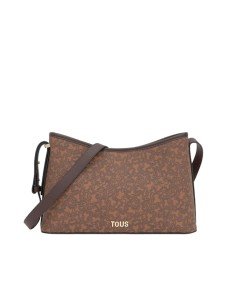 Acquista la borsa a tracolla grande Tous marrone Kaos Mini Lines originale
