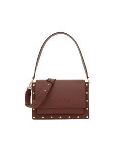 Tous Bandolera Mediana Marrón Audree Studs Envío Gratis