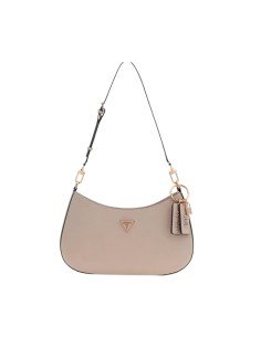 Guess Handtasche „Noelle“ aus Zafiano-Leder, beige – Original-Eleganz