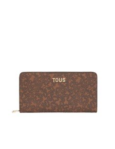 Portefeuille marron Kaos Mini Lines de TOUS - Original et pratique