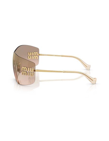 Comprar Óculos de Sol Miu Miu para Mulher Oversize Champagne Rosa