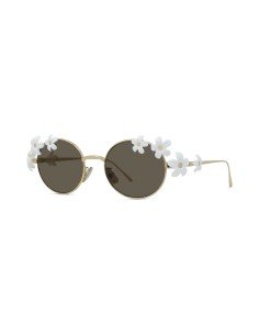 Occhiali da sole da donna Loewe rotondi dorati - Spedizione gratuita