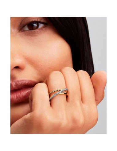 Anello Pandora Shine con tripla fascia incrociata - Spedizione gratuita