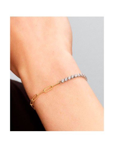 Bracciale Pandora con pietre e maglie: eleganza e spedizione gratuita
