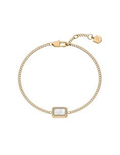 Pulseira Fossil Raquel Glitz Nacar Branca - Envio Grátis