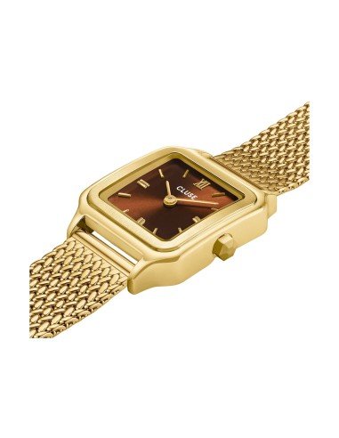 Relógio Cluse Gracieuse Petite Castanho Dourado - Comprar online