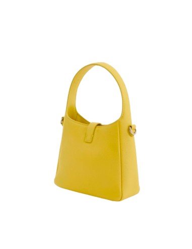 Tous Saca : petit sac en cuir couleur moutarde pour femme - Livraison gratuite