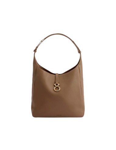 Sac en cuir taupe foncé TOUS Infinity - Livraison gratuite dès aujourd’hui