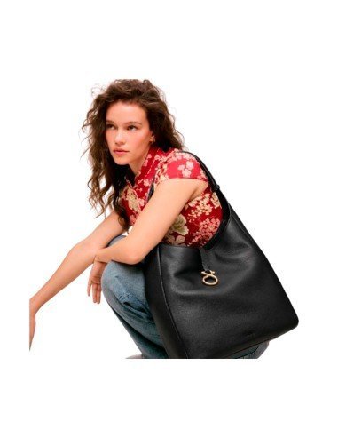 Tous Infinity : sac en cuir noir véritable, livraison gratuite