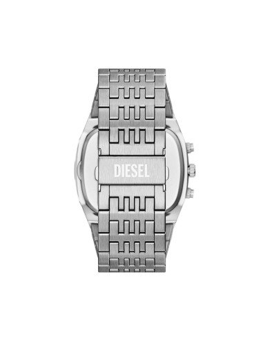Relógio Diesel Spiked com mostrador azul DZ4725, envio gratuito