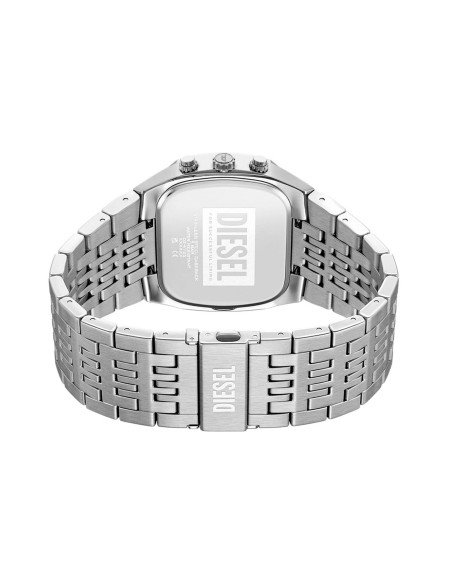 Relógio Diesel Spiked com mostrador azul DZ4725, envio gratuito