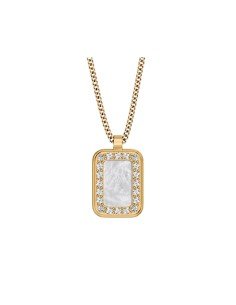 Comprar online o colar feminino Fossil Raquel Glitz com madrepérola