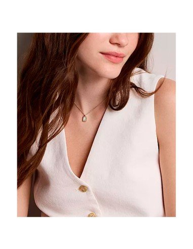 Comprar online o colar feminino Fossil Raquel Glitz com madrepérola