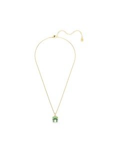 Colar Millenia da Swarovski, verde com banho de ouro - Envio gratuito 2