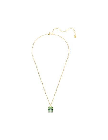 Colar Millenia da Swarovski, verde com banho de ouro - Envio gratuito