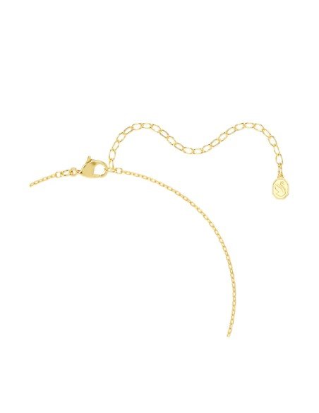 Colar Millenia da Swarovski, verde com banho de ouro - Envio gratuito