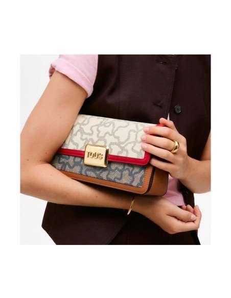 Tous Bandolera Kaos Icon Beige y Negra - Comprar Online