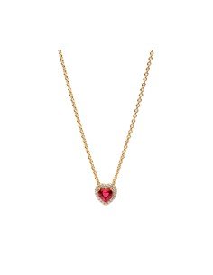Pandora Collar Shine Corazón Rojo Brillante - Envío Gratis