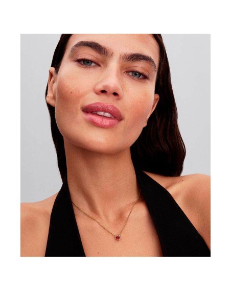 Pandora Collar Shine Corazón Rojo Brillante - Envío Gratis