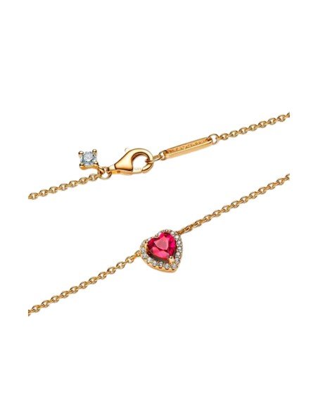 Pandora Collar Shine Corazón Rojo Brillante - Envío Gratis