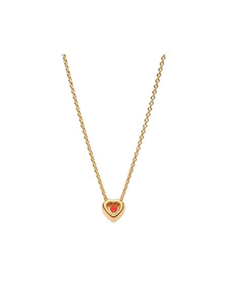 Pandora Collar Shine Corazón Rojo Brillante - Envío Gratis