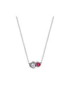 Comprar Pandora Collar Corazones Halo Brillante original hoy