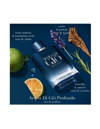 Acqua di Giò Homme Profondo - Comprar Estuche 100ml + Mini 10ml