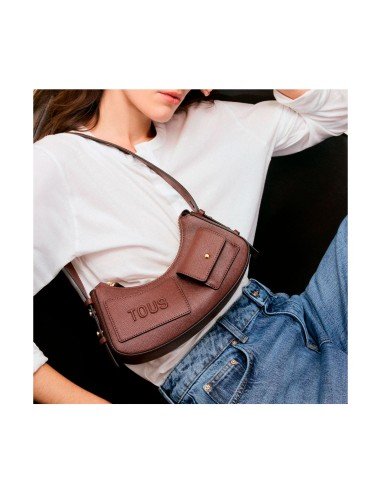 Sac à bandoulière marron « Back to Basics » de Tous – Achetez-le ici
