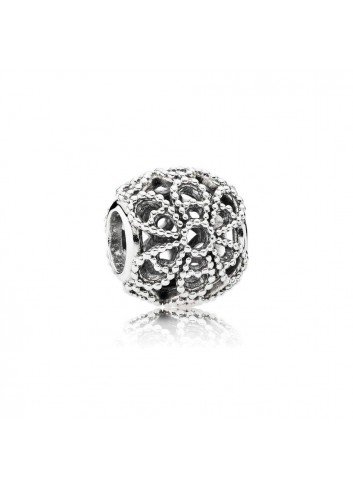 PANDORA CHARM PLATA FLOR CALADO