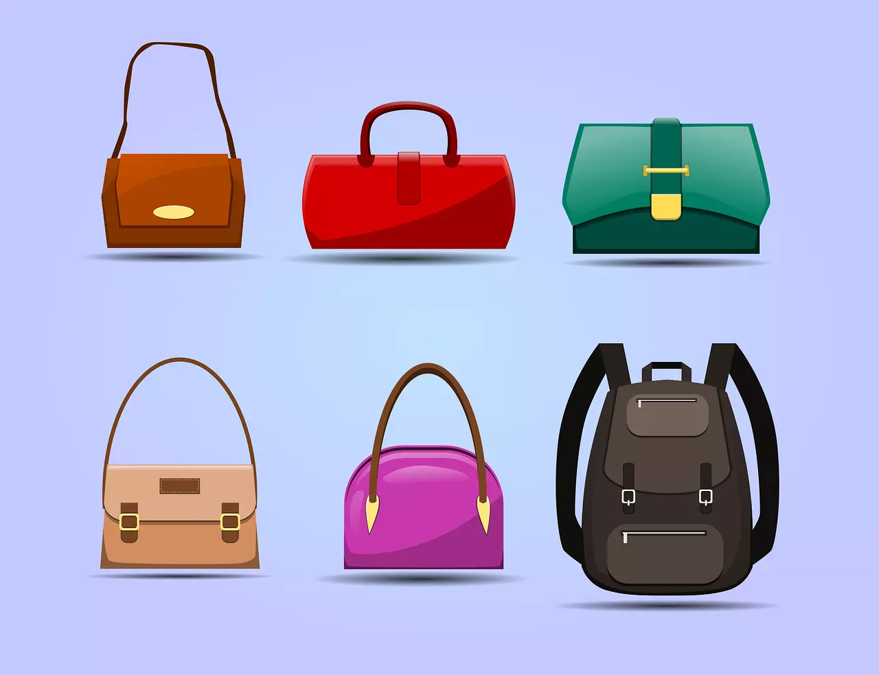 The 9 most commonly used types of women's handbags